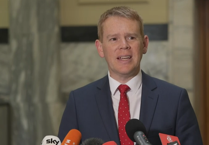 Labour leader Chris Hipkins said the two government MPs demoted today were "never up to the task...
