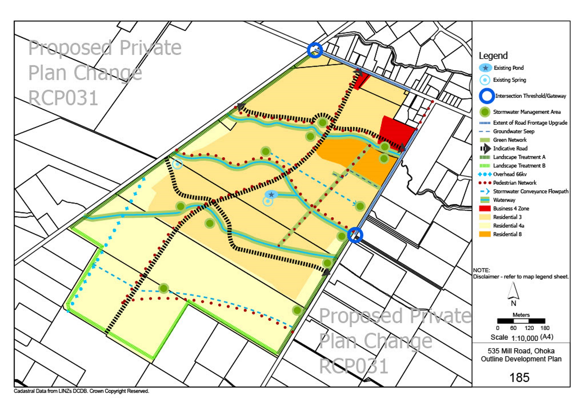 A private plan change application for a proposed 155.9 hectare development at Ohoka has been...