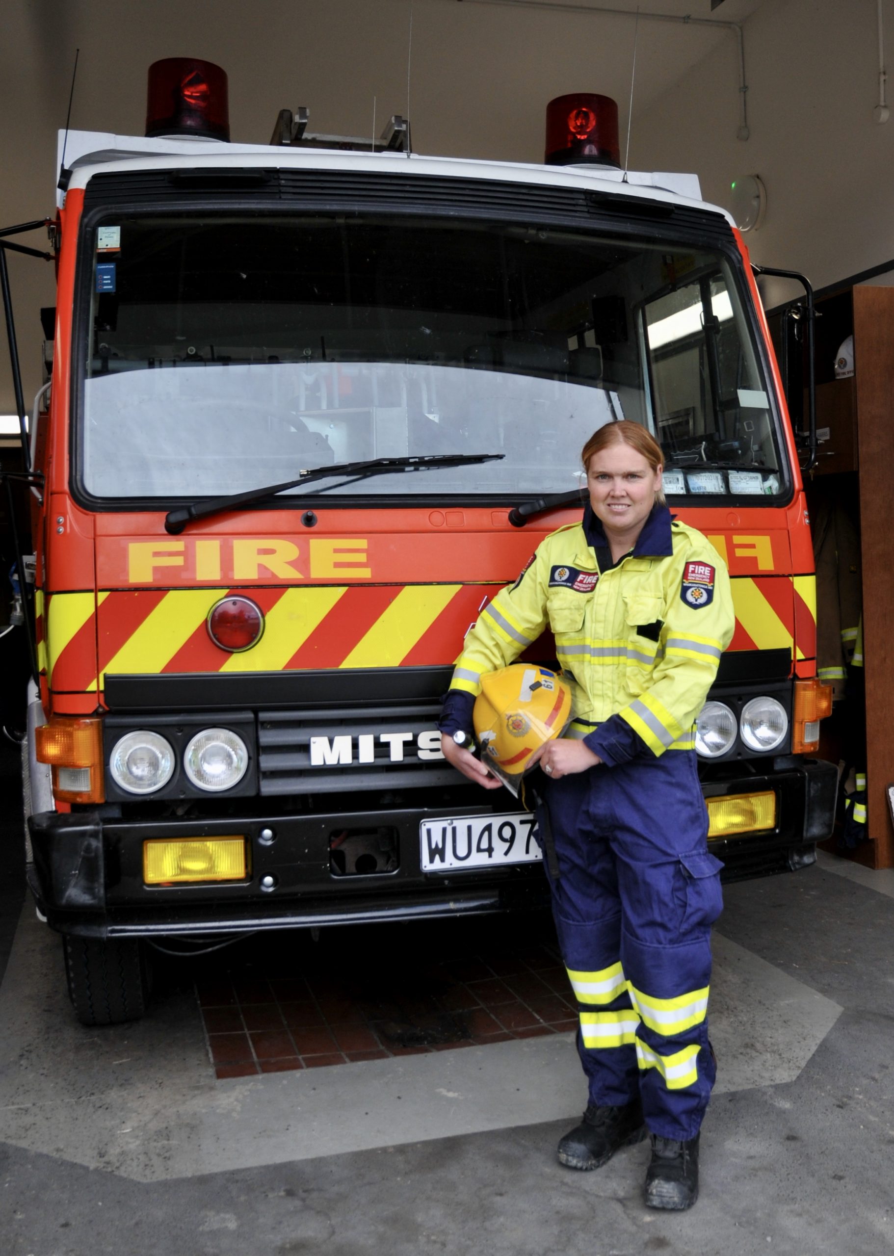 Felicity Lang is about to become the first senior woman firefighter in the Waipara Volunteer Fire...