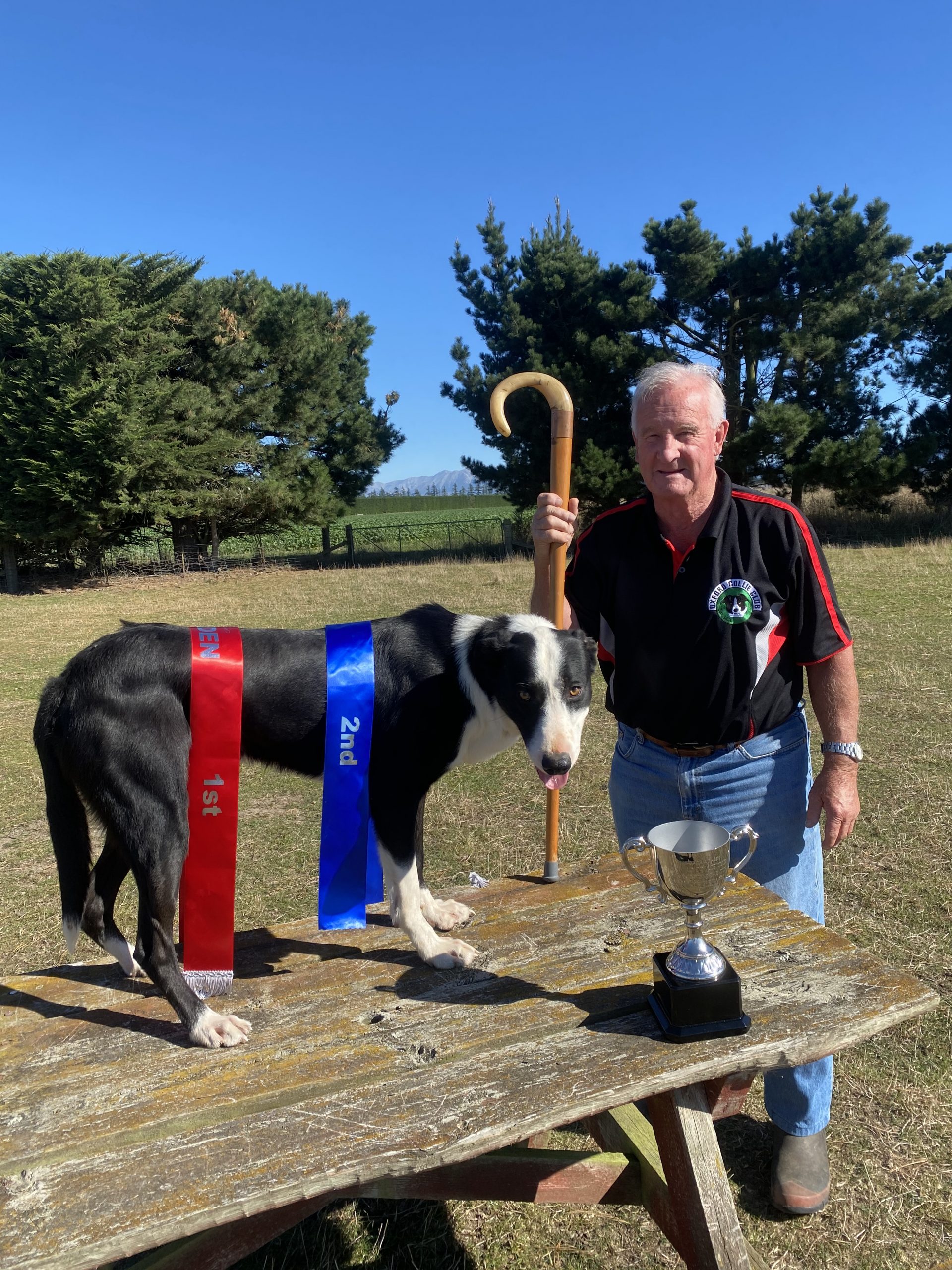 Gavin Frahm was thrilled with the efforts of his dog Winn, which enjoyed success at its first...