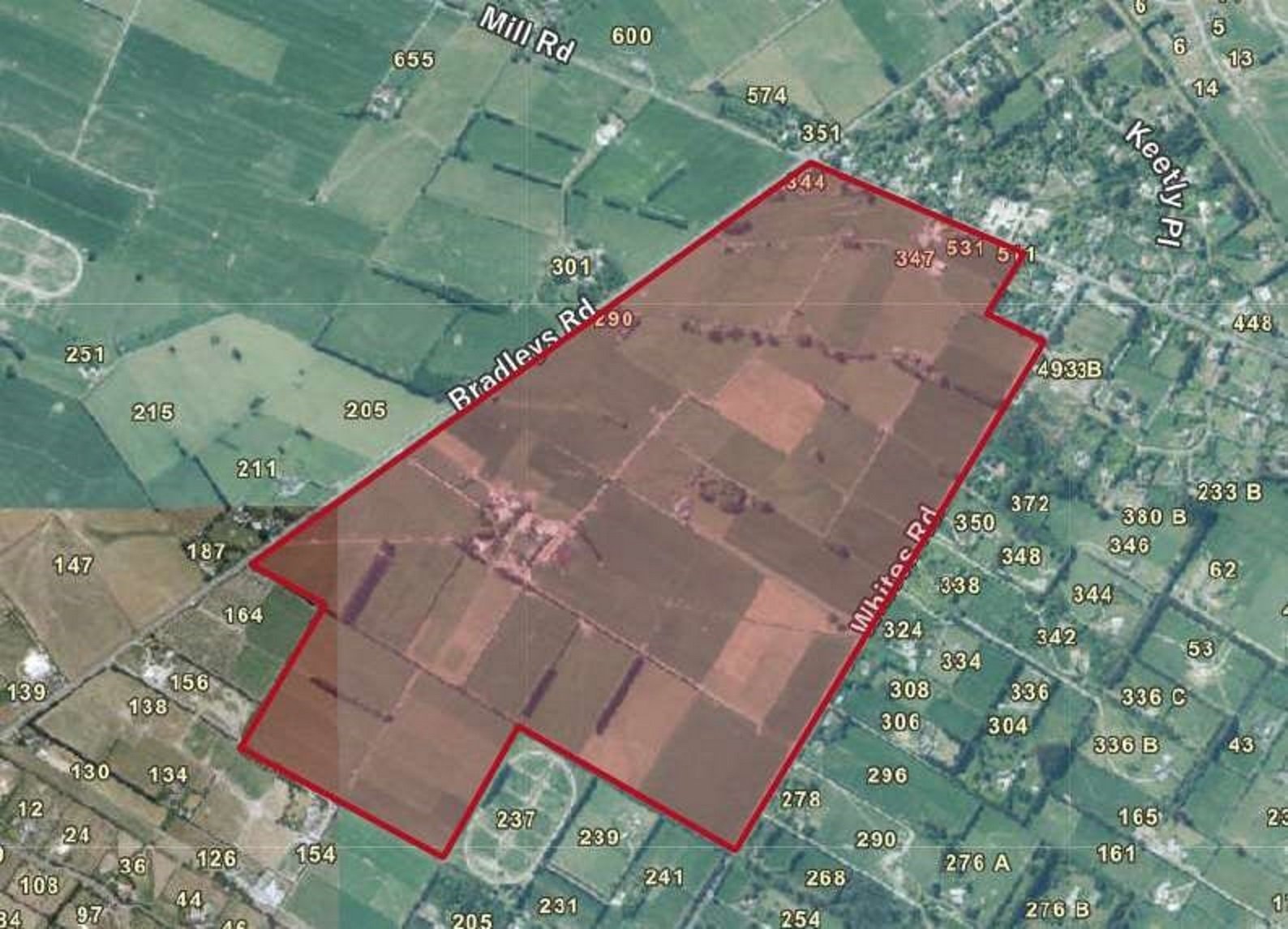 A proposed Ohoka housing development is being considered by the Environment Court. Image:...