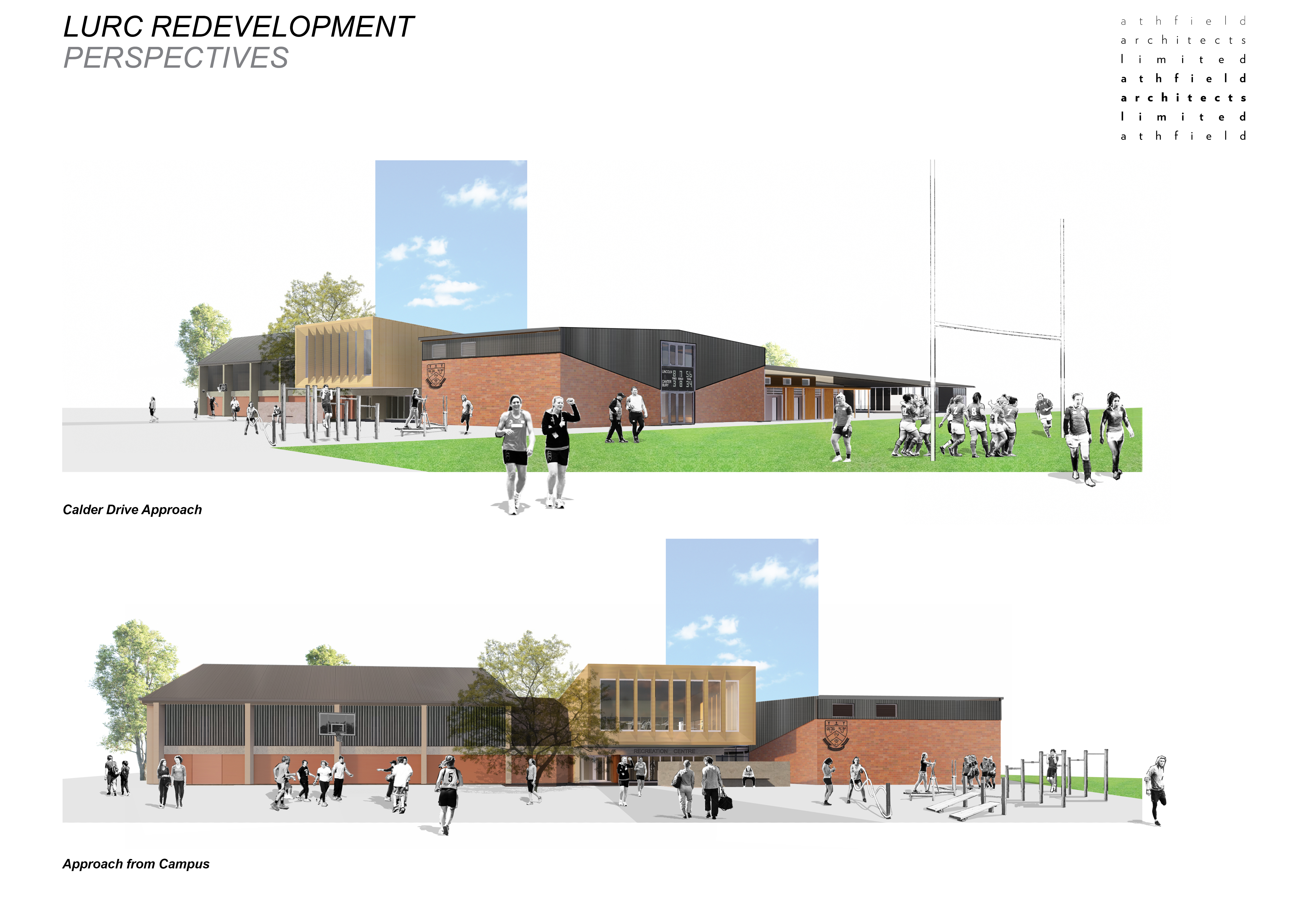 An artist's impression of the redeveloped sports and recreation centre. Image: Lincoln University