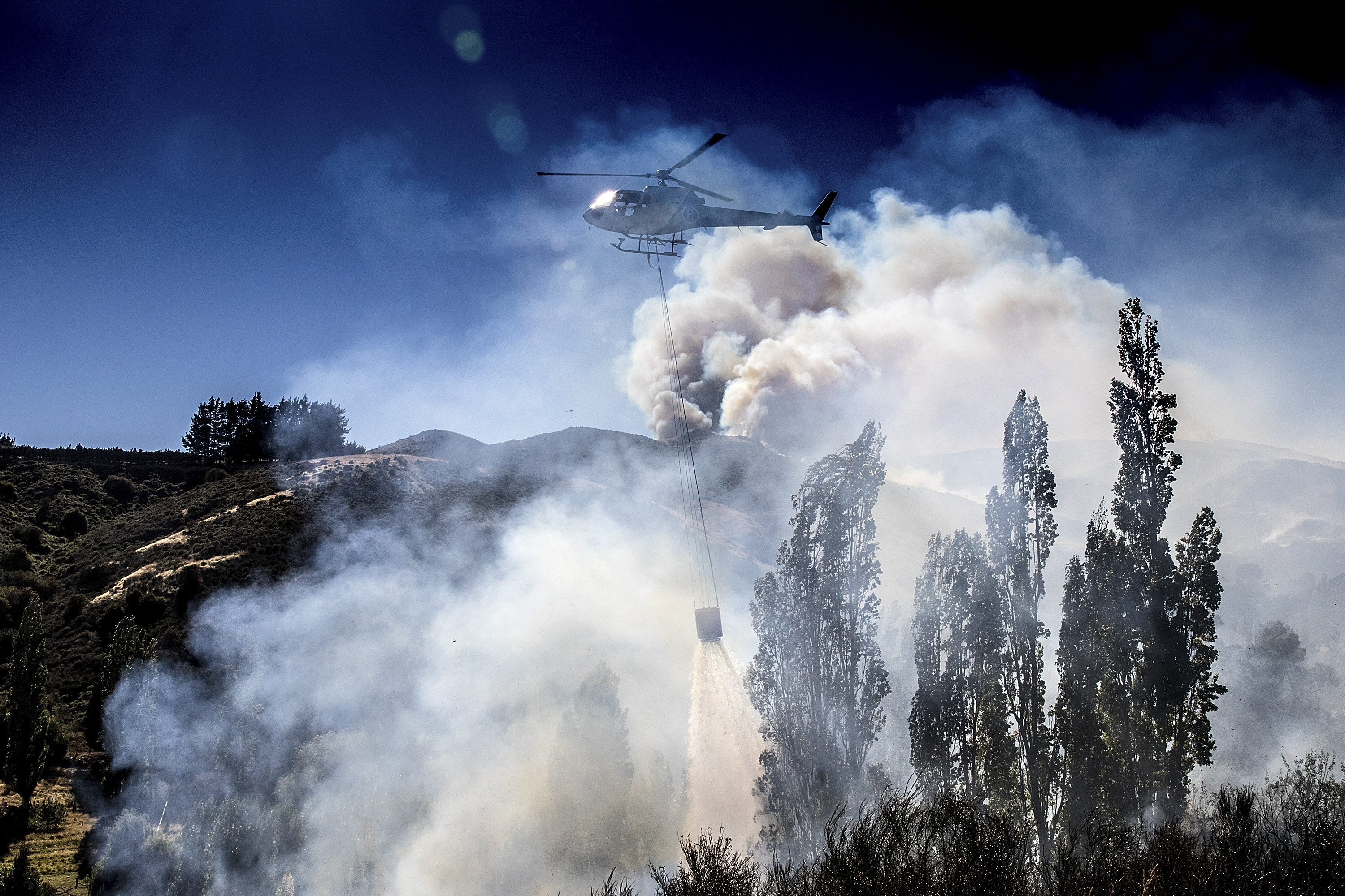 The Port Hills fire in 2017. Photo: Martin Hunter / Star Media