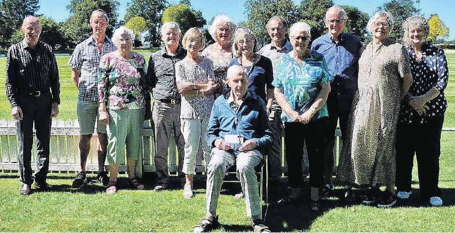 Members of the Keep Rangiora Beautiful group during a farewell function held at the MainPower...