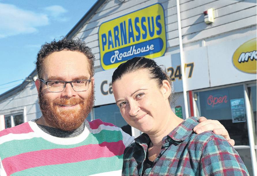 William Astred and Tinake Jansen are the new owners of the Parnassus Roadhouse. PHOTO: JOHN COSGROVE