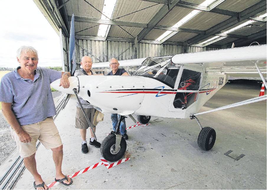 Canterbury Recreational Club Members Doug Anderson (left), Wayne Wilson and Ray Corbett with the...
