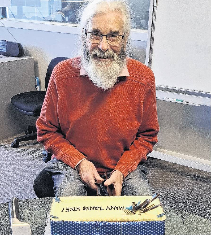 Mike Le Petit at his Compass FM farewell event. PHOTO: SUPPLIED