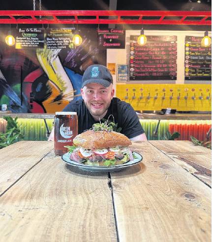 Jack Macmillan from Brew Moon Amberley with his 2025 North Course dish. PHOTO: SUPPLIED