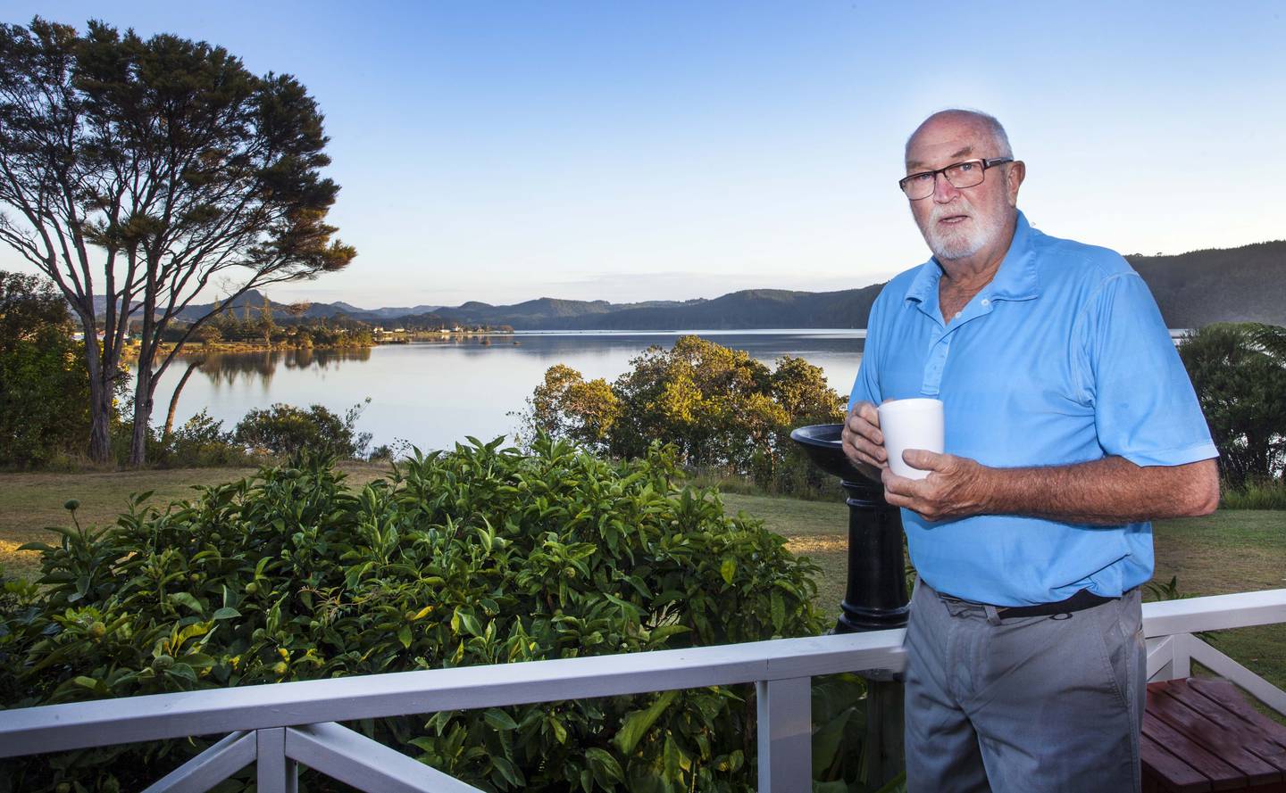 John McCombe relaxes at home in Whangamata in 2015. McCombe left Christchurch after the 2011...