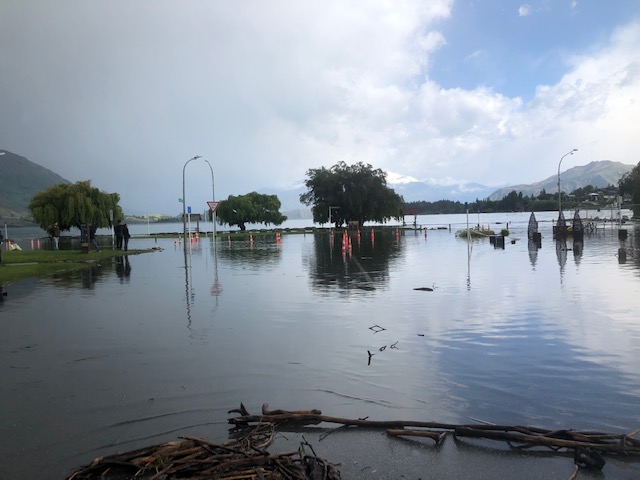 The intersection of Ardmore St and Dungarvon St this morning. Photo: Kerre Waterworth 