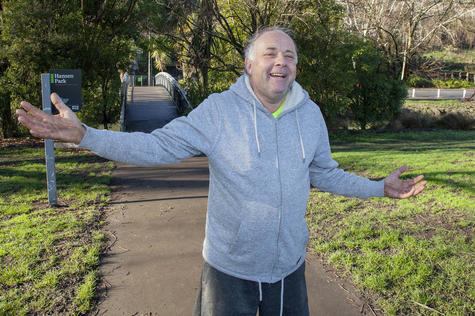 Woolston resident Andrew Meads wants the Hansen Park bins back. Photo: Geoff Sloan