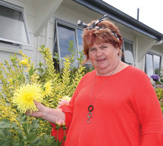 Irene Benfell-Herron of Aden Motel Te Anau and long time exhibitor of the Te Anau District Autumn...