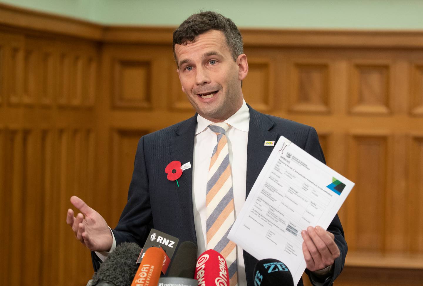 Act leader David Seymour. Photo: Mark Mitchell