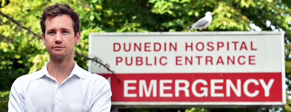 James Anderson, local organiser for the Resident Doctors Association. Photo: ODT 