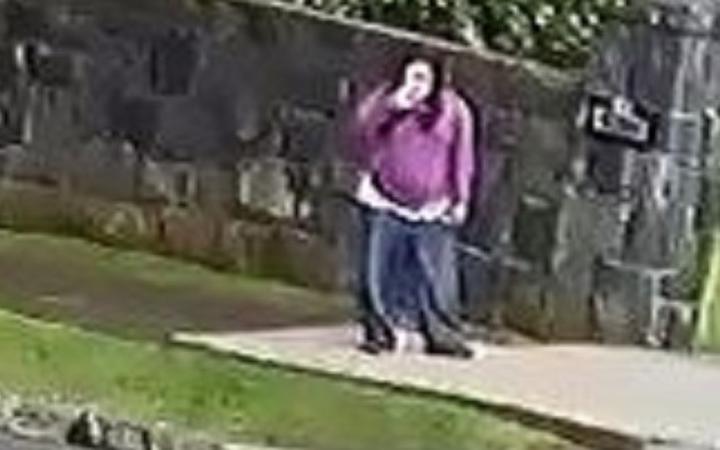 Lena Zhang Harrap was spotted on CCTV footage out walking yesterday. Photo: supplied/NZ Police 