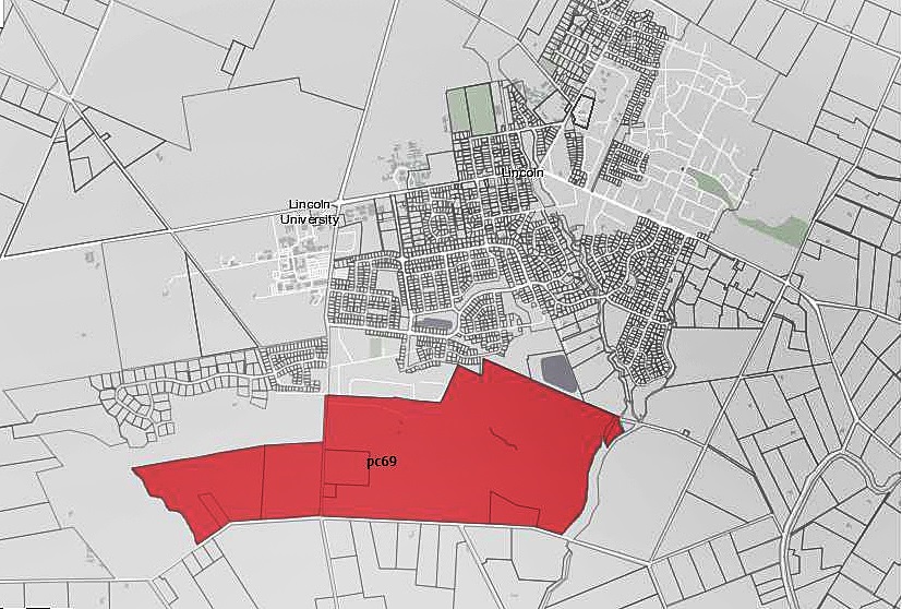 The proposed PC69 development south of Lincoln. Image: Supplied