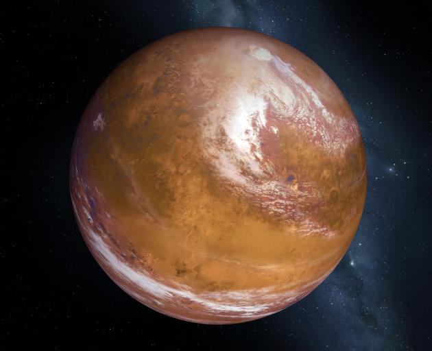 The red planet Mars. Photo: Getty Images 