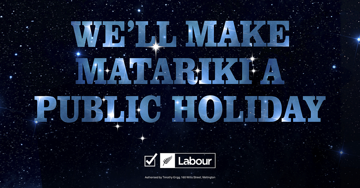 If re-elected in October, Labour has promised to make Matariki New Zealand’s 12th public holiday,...