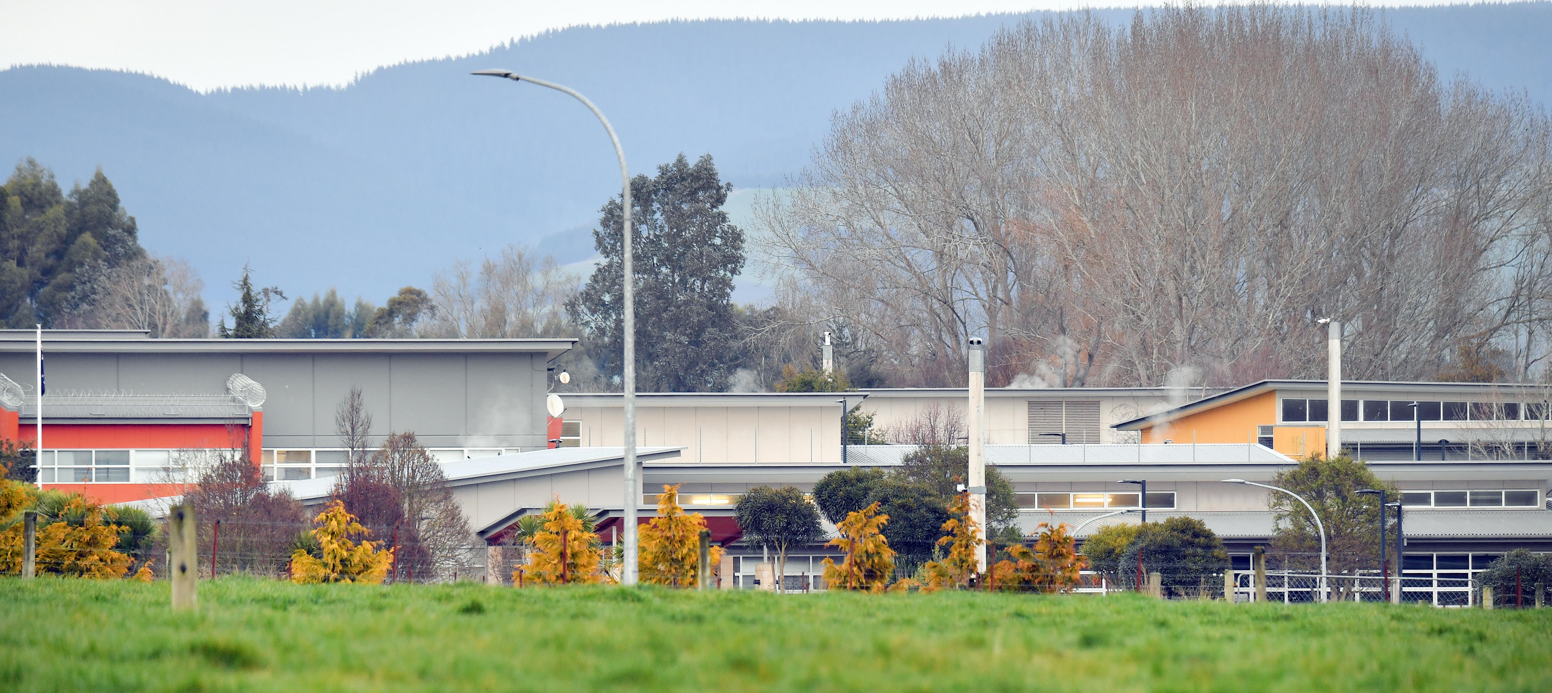 The man was on the roof at the Otago Corrections Facility. Photo: Stephen Jaquiery