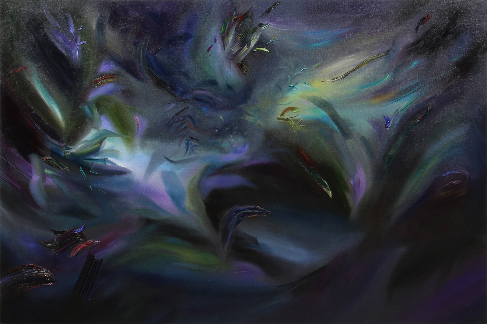 Bromeliad Garden Nightscape by Molly Timmins. Photo: Milford Galleries