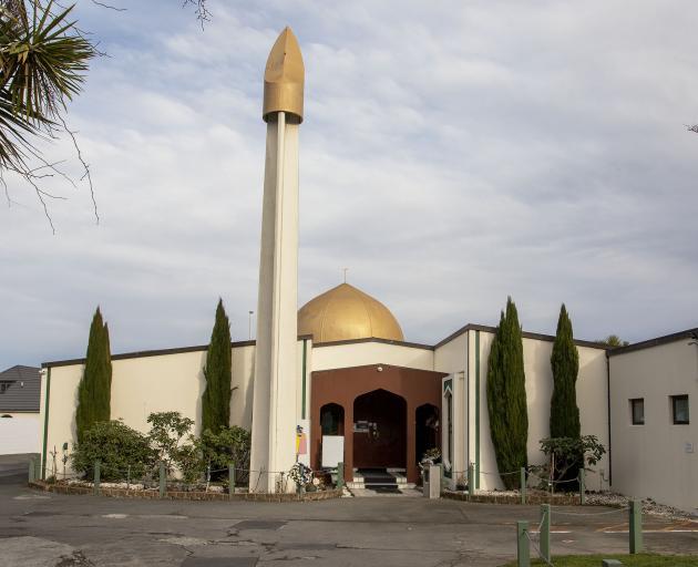 The Al Noor mosque in central Christchurch. Photo: Geoff Sloan