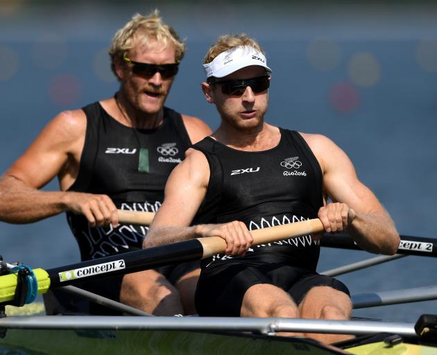 Eric Murray (left) and Hamish Bond at the Rio Olympics. Photo: Getty Images