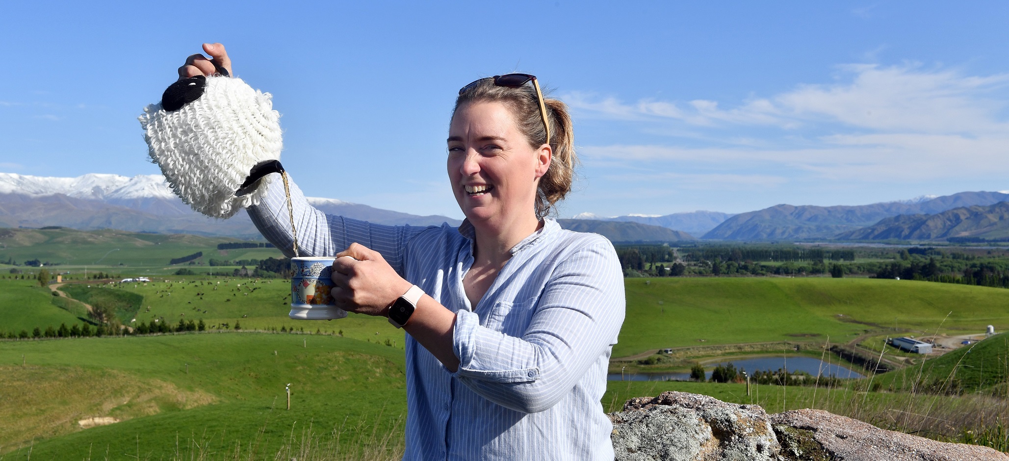 Year of the Farmer winner Myfanwy Alexander, pictured on the Duntroon farm where she is a...