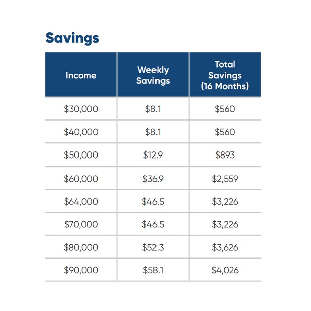 What National says Kiwis will save under its tax plan. Photo: National