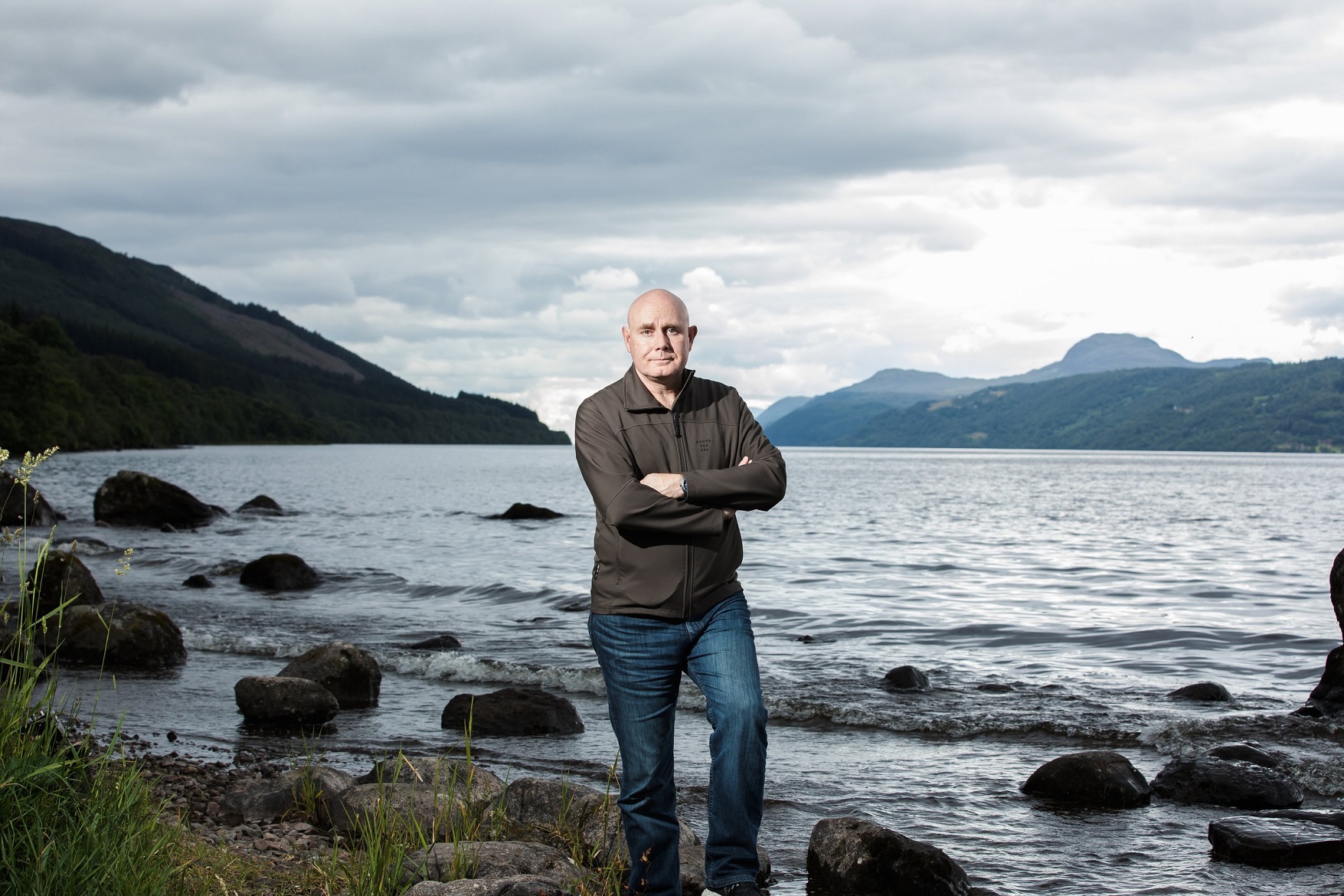 Professor Neil Gemmell conducts research into the DNA present in the waters of Loch Ness. Photo:...