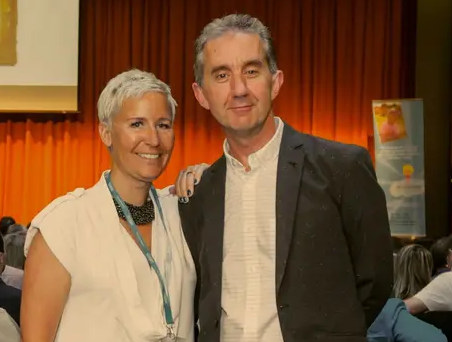 Author Nic Russell with Nigel Latta, who was an ambassador for charity Kenzie's Gift. Photo:...