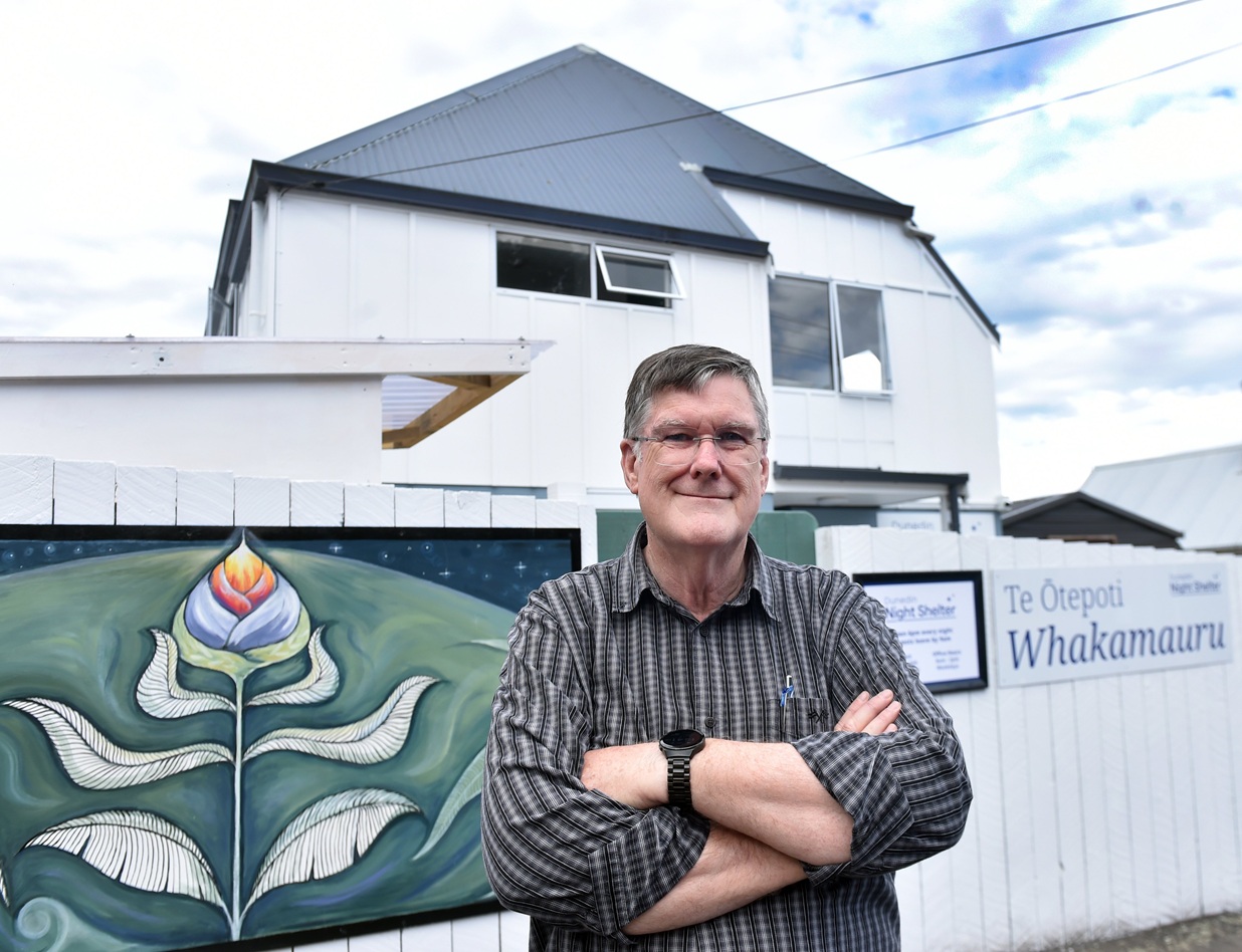 Dunedin Night Shelter manager David McKenzie. PHOTO: PETER MCINTOSH