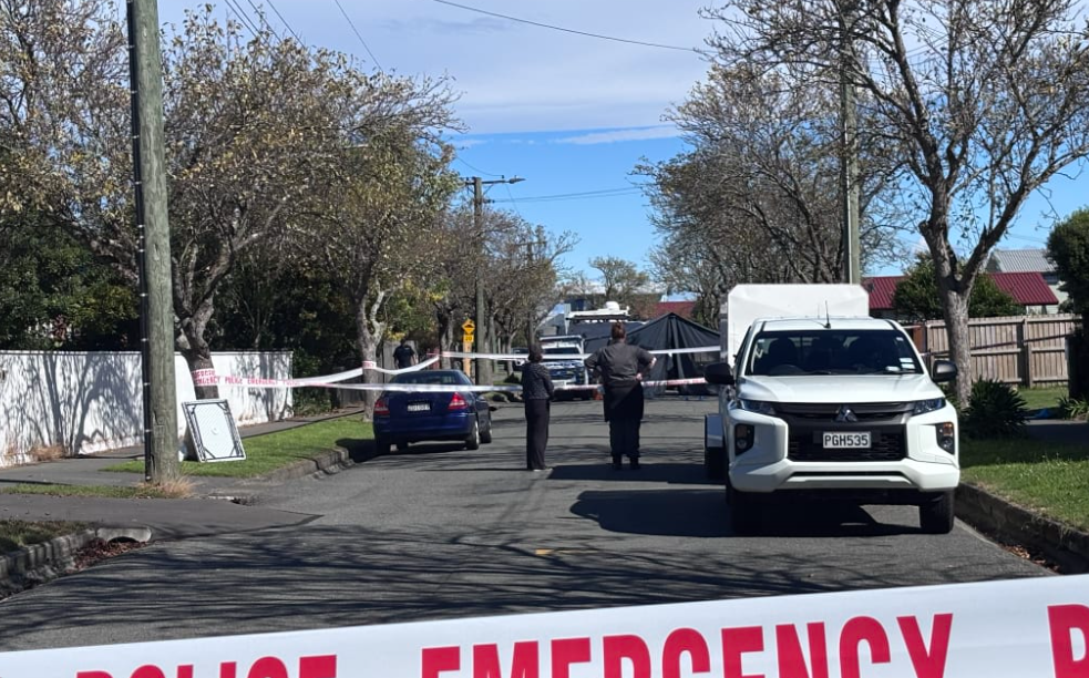 Police will continue their scene examination today. Photo: RNZ