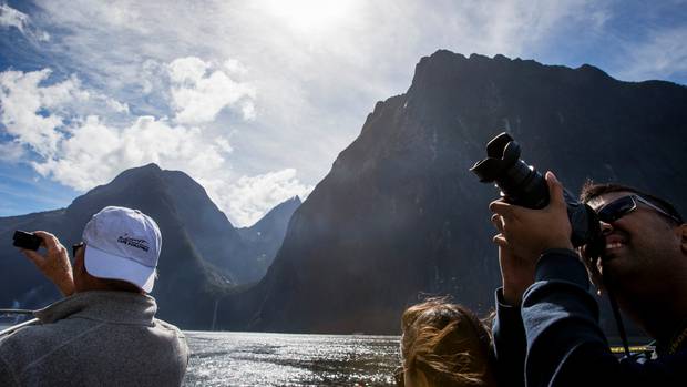 Milford Sound received 810,000 visitors over the year to March - and more than 4500 on its...