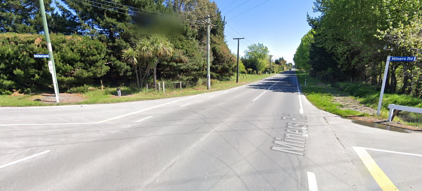 Old West Coast Rd, Templeton. Photo: Google