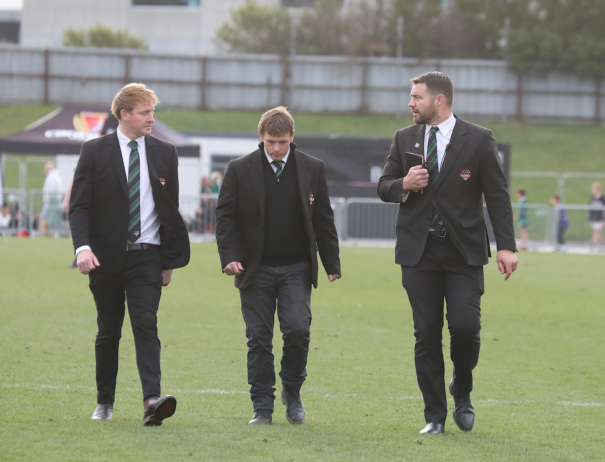 Sam Chamberlain, left, has replaced Ross Kennedy, right, as head coach at Marist Albion next year...