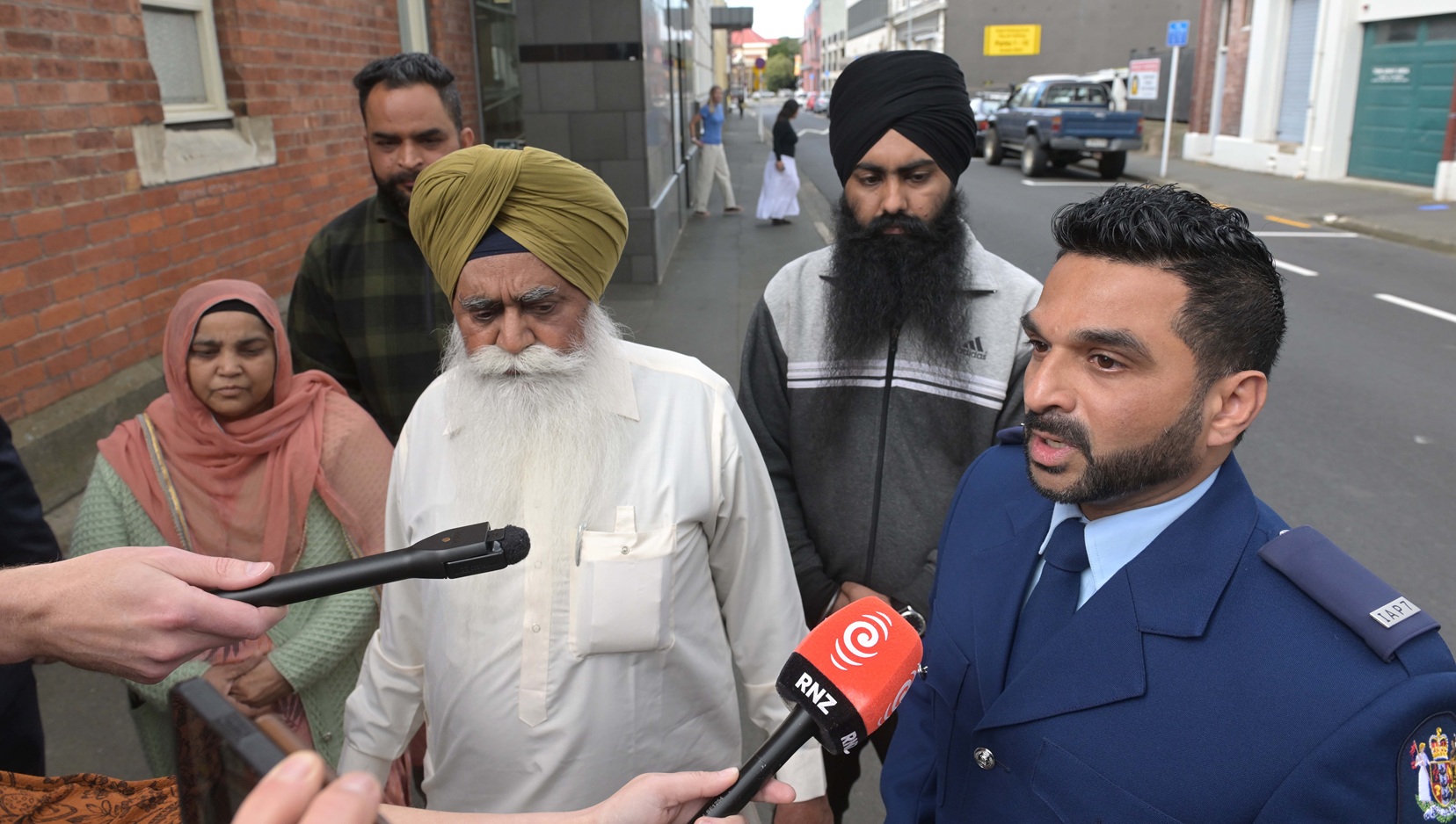 Gurjit Singh's father Nishan Singh outside court following the verdict on Thursday. Photo: Gerard...