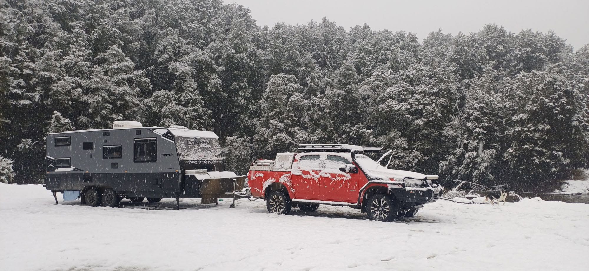 A snowy scene from Piano Flat in Southland. Photo: Jolene Clark