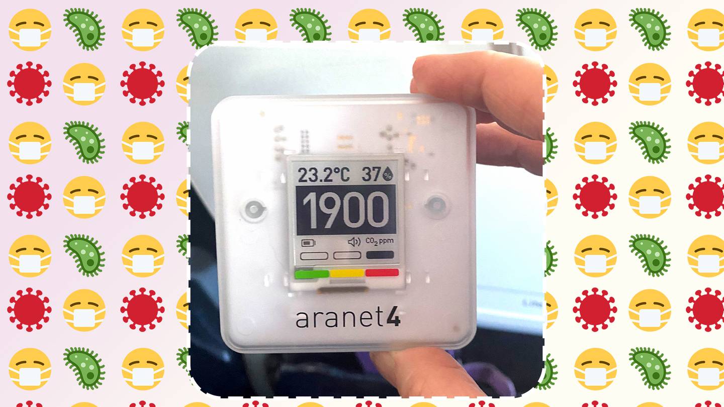 A passenger claims to have recorded twice the recommended CO2 levels aboard an Air New Zealand...