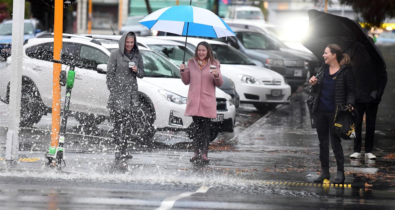 More rain was expected in Dunedin on Thursday morning. Photo: Stephen Jaquiery