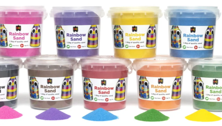 One of the affected play sand brands. Photo: Supplied / Product Safety NZ