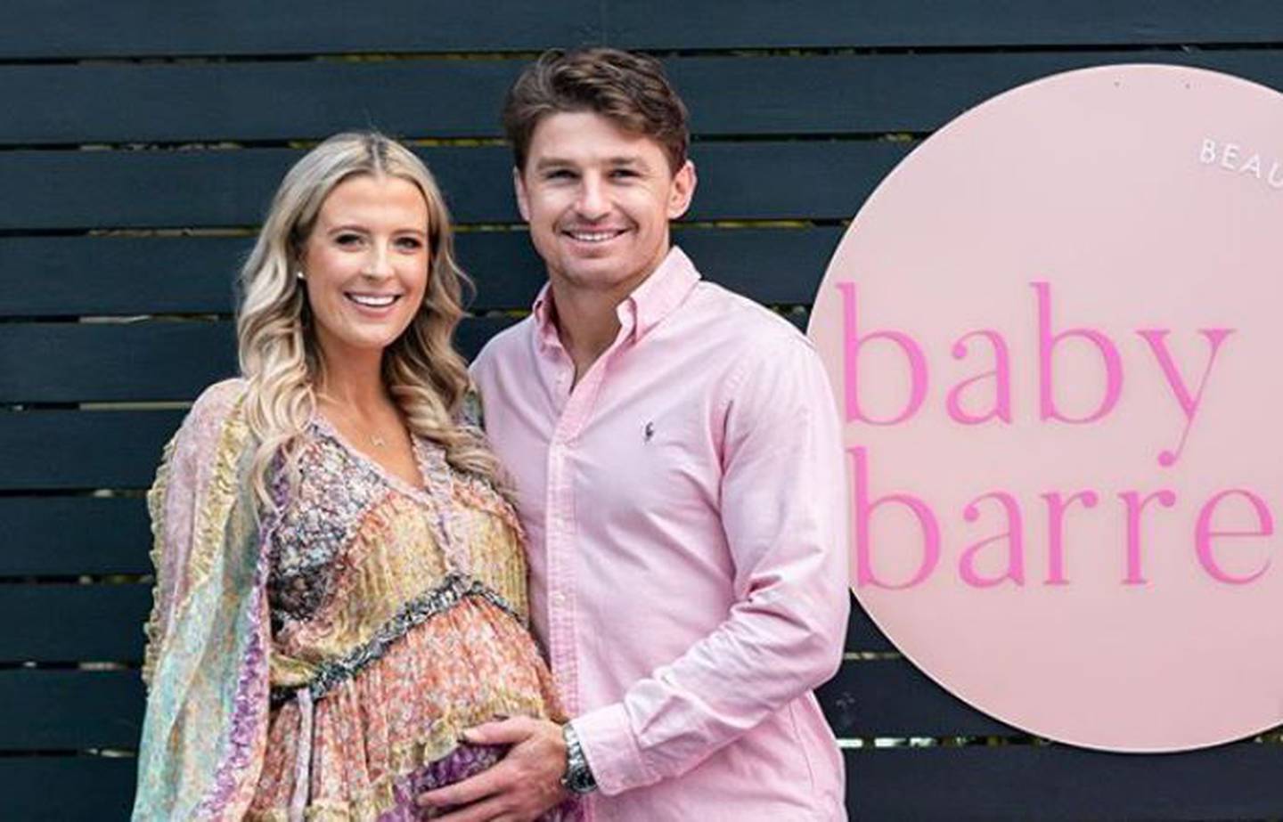 Beauden and Hannah Barrett have announced the delivery of their baby girl. Photo: Instagram / ...