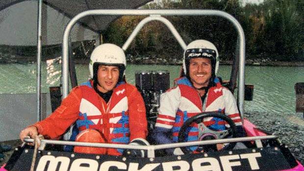Peter McKenzie (left) and brother Morrell McKenzie were well known in the jet boating community....