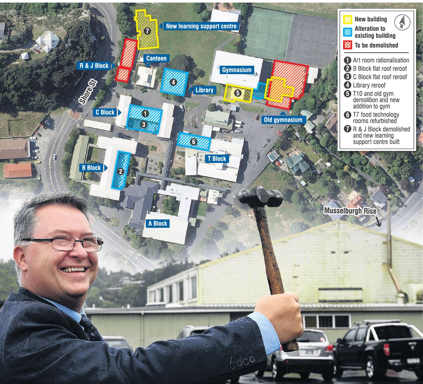 Bayfield High School principal Mark Jones is looking forward to beginning a major upgrade of the...