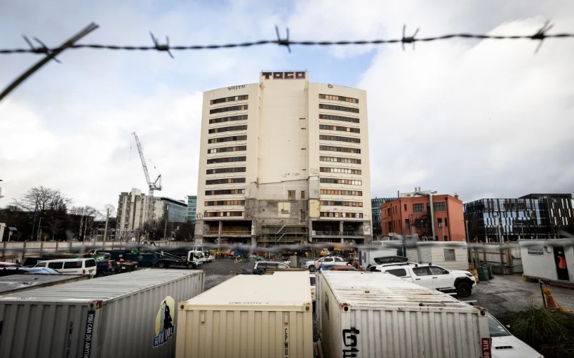 The central Christchurch hotel has been empty since 2011. Photo: RNZ
