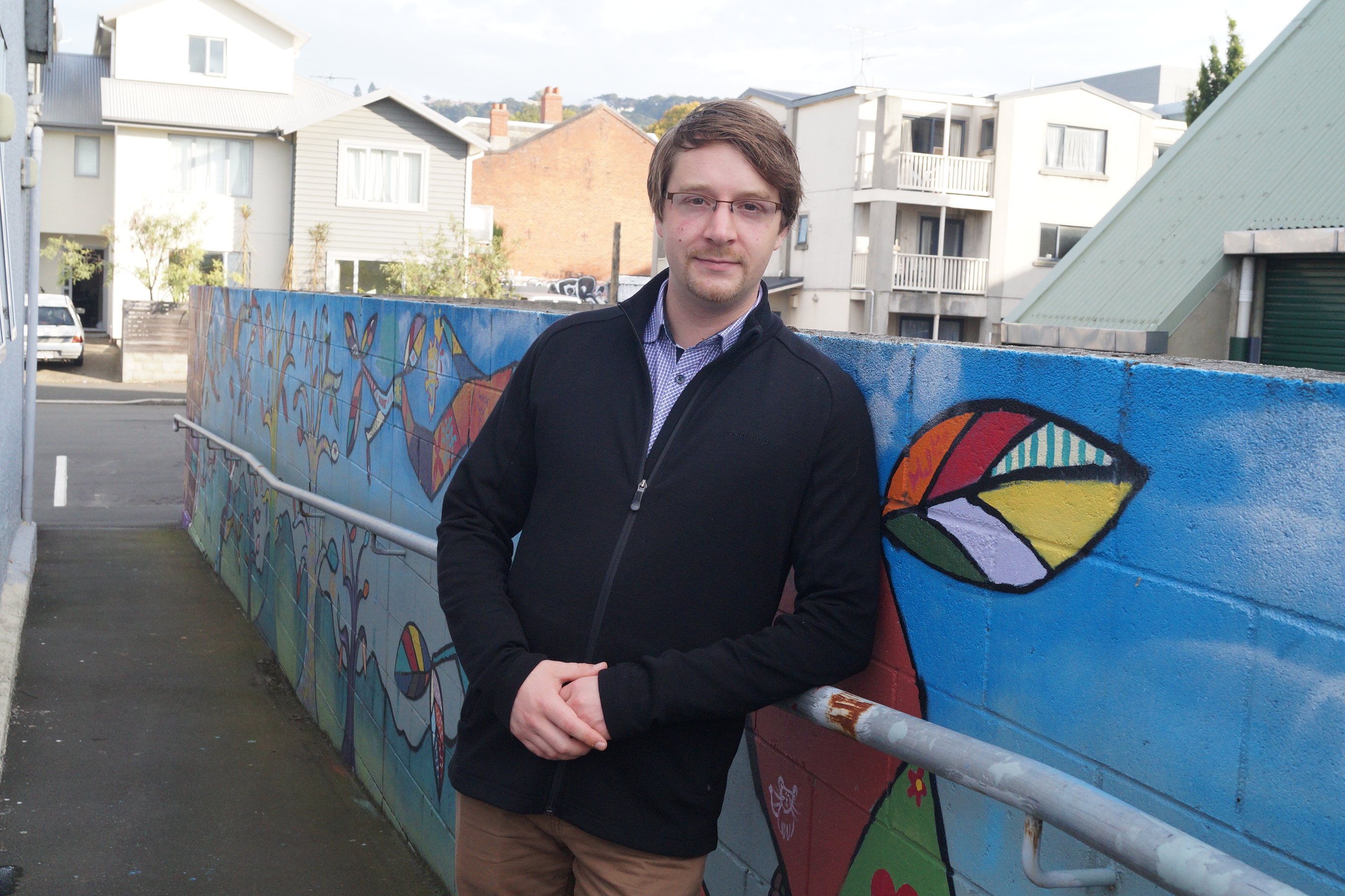 OUSA student support manager Sage Burke says one or two students access food parcels every day....