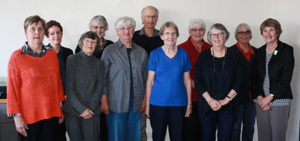 The New Zealand Nurses Memorial Fund 2017 committee  are (front row  from left) Janice Bridgman,...