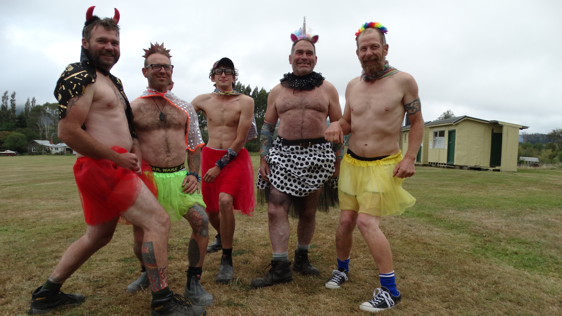 The Moponui Studio Homes team, (from left) Dan Monckton, Lee Mayhem-Bullock, Moshe
...