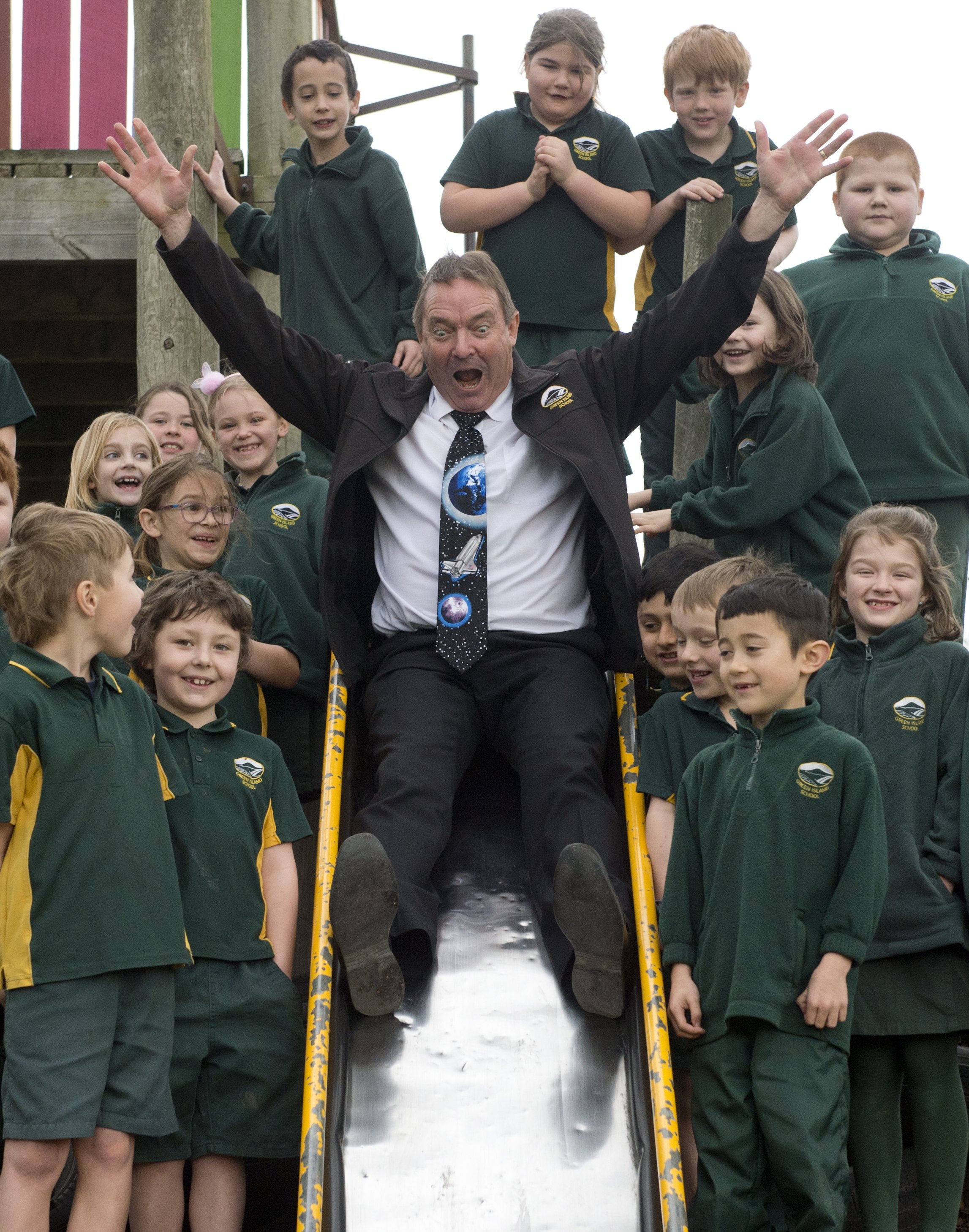 Green Island School principal Steve Hayward will have more time for play after his retirement at...