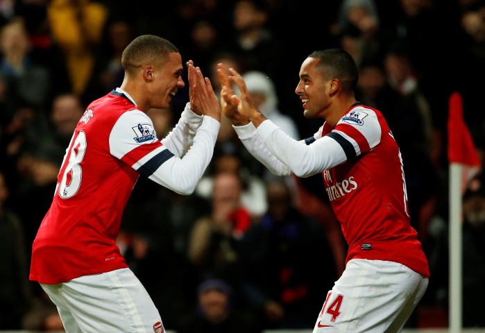 Theo Walcott evoked memories of the great Thierry Henry by scoring a dazzli...