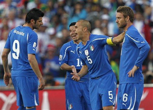 Natale 2006.Football Italy Goes Home After 3 2 Loss To Slovakia Otago Daily Times Online News